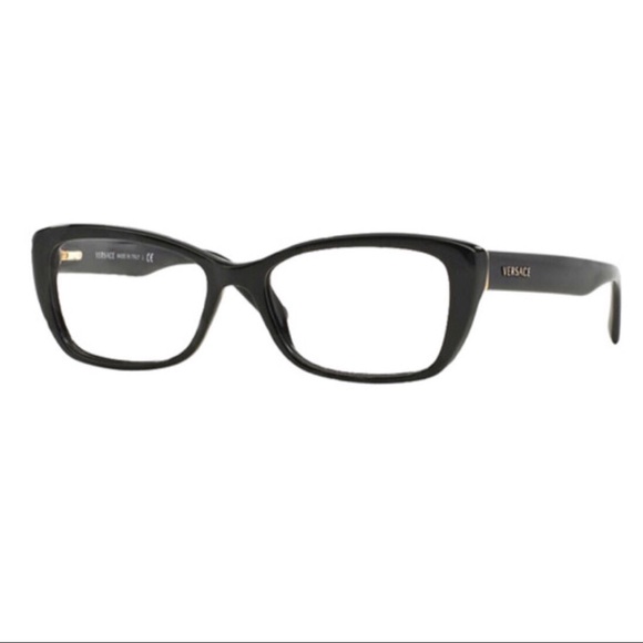 Versace Black & Gold Eyeglasses Mod 3201 - Picture 2 of 6